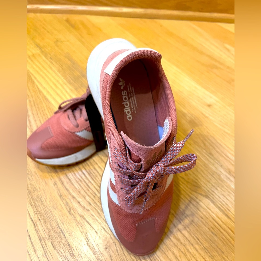 Pink Adidas, woman tenis